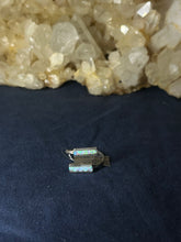 Load image into Gallery viewer, Zuni Adjustable Double Bar White Opal Ring
