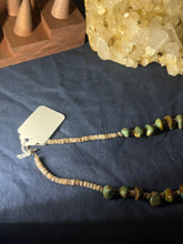 Load image into Gallery viewer, Turquoise &amp; Heishi Necklace 30''
