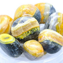Load image into Gallery viewer, Bumble Bee Jasper Tumbled Stones 1/2 Kg
