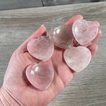 Load image into Gallery viewer, Heart Shaped Worry Stones – Bulk Crystal Pocket Stones
