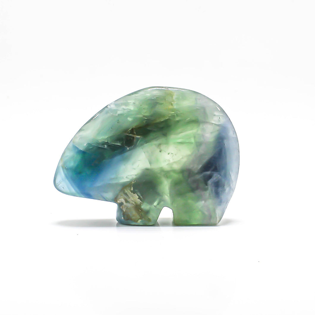 Rainbow Fluorite Bear