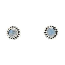 Load image into Gallery viewer, Labradorite Sterling Silver Stud Earrings
