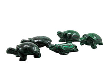 Load image into Gallery viewer, Malachite Turtles Figurine Carvings
