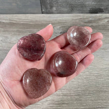 Load image into Gallery viewer, Heart Shaped Worry Stones – Bulk Crystal Pocket Stones
