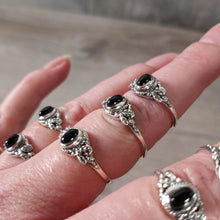 Load image into Gallery viewer, Onyx Sterling Silver Rings
