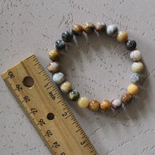 Load image into Gallery viewer, Crazy Lace Agate Bracelet 8mm or 6mm - Crystals &amp; Stones
