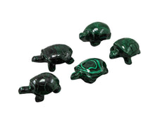 Load image into Gallery viewer, Malachite Turtles Figurine Carvings
