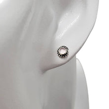 Load image into Gallery viewer, Rose Quartz Sterling Silver Stud Earrings
