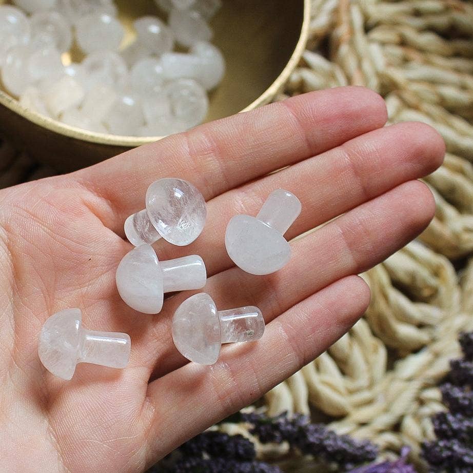 Quartz Mini Mushroom (Crystals & Stones)
