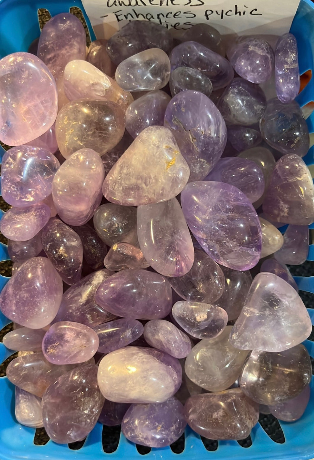 Amethyst (Light) Tumbled Crystals